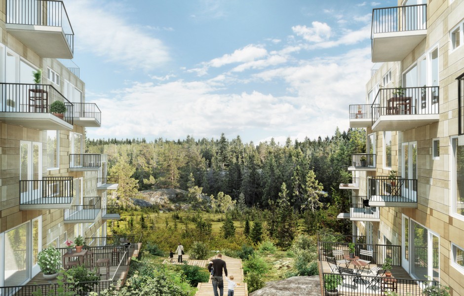 Bild C Hus i Terräng